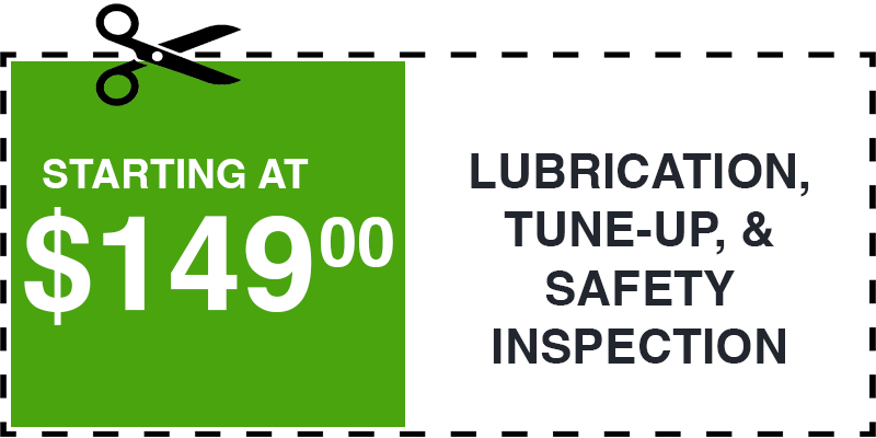 149 garage door MAINTENANCE